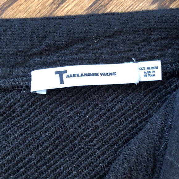 T by Alexander Wang black cotton blazer - Picture 6 of 6